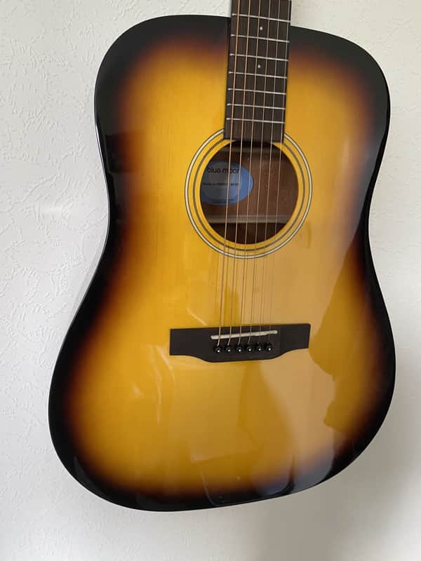BLUE MOON ACOUSTIC GUITAR BG-28 T DREADNOUGHT 2023 - SUNBURST image 1