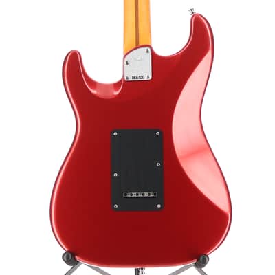 Fender Certified Pre-Owned American Ultra II Stratocaster HSS, Maple Fingerboard, Sinister Red (P8) (16483) image 2