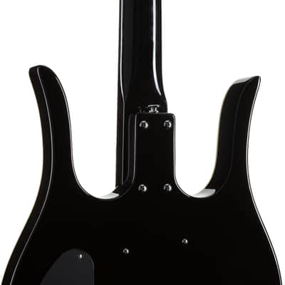 Danelectro 58 Longhorn Bass F-Hole Red Hot - Semi-Acoustic Bass righthand image 7