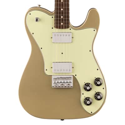 Used Fender Chris Shiflett Telecaster Deluxe - Shoreline Gold w/ Rosewood FB image 1