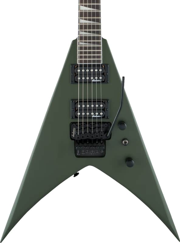 Jackson JS Series King V JS32 Electric Guitar. Amaranth FB, Matte Army Drab image 1