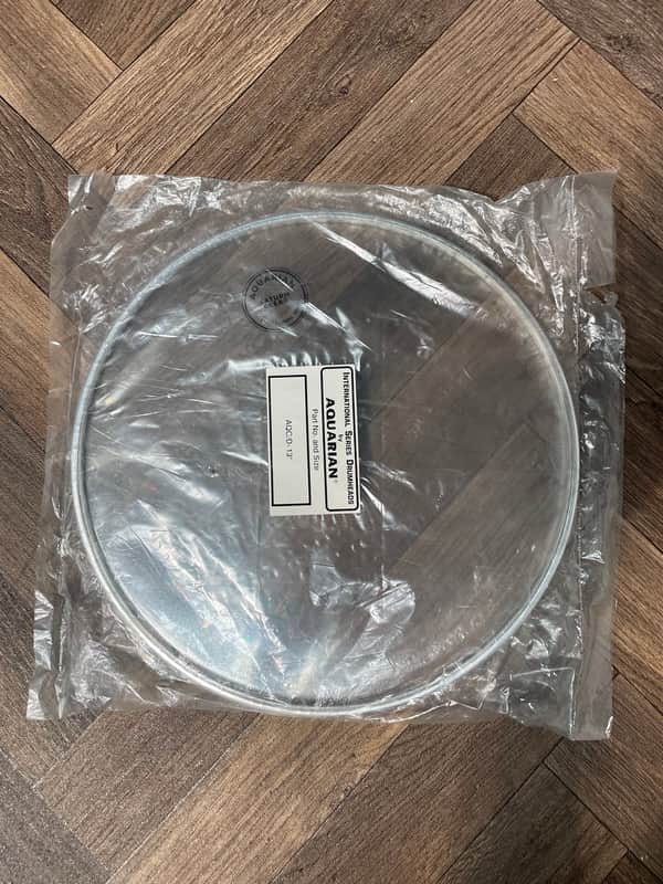 Aqaurian Saturn Clear 13" Tom Drum Head / New/Old Stock #LT91 image 1