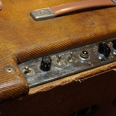 1957 Fender Bassman 5E6 40w 4x10" Tube Amp Combo (VIDEO! Bill Carruth Work, Ready to Go) image 11