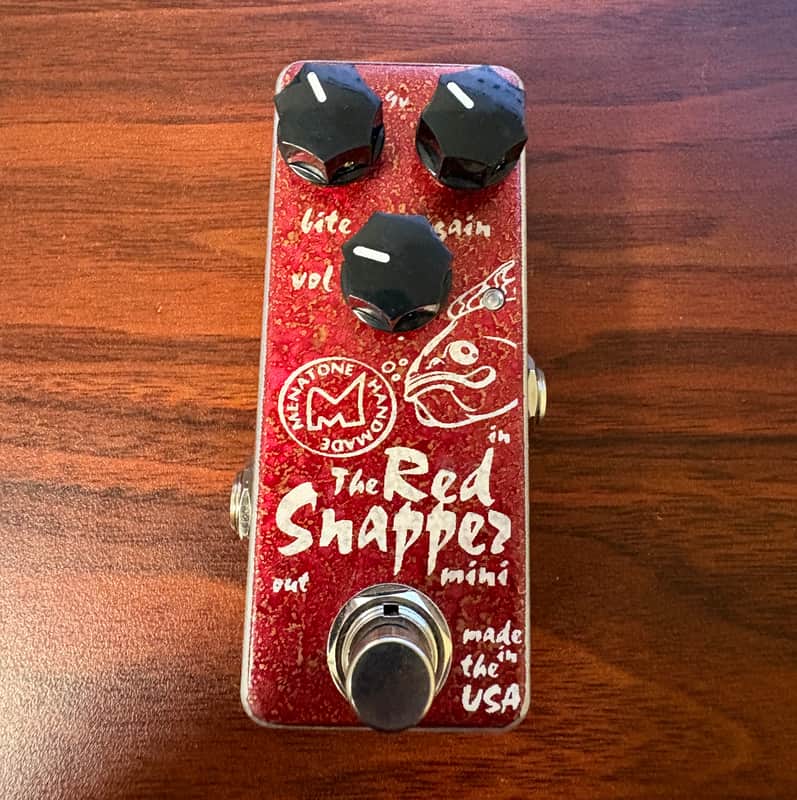 Menatone Red Snapper Transparent Overdrive | Reverb