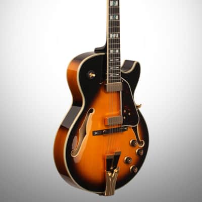 Ibanez GB10SE George Benson Electric Guitar (with Case), Brown Sunburst, Open Box (Very Good) image 4