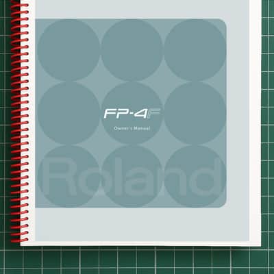 Roland FP-4F — 2 in 1 Owners Manual User Instructions — 126 Pages — USA Made