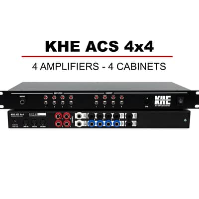 ギター KHE ASX 8 8x Amplifier Switcher ACS 4×4 FX - Amp Cab FX-Loop Switcher — KHE Audio | Amp Cab Switchers