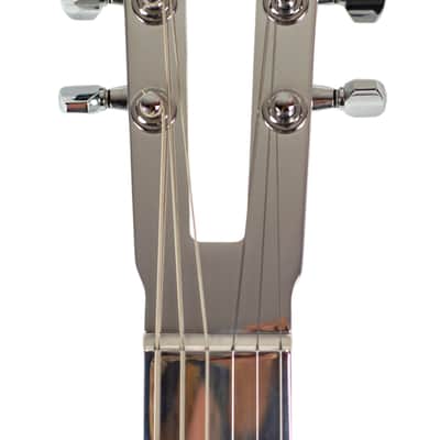 New EGC Series Five Asymmetrical Acrylic and Aluminum Guitar w/Etched Competition Stripe #3466 image 5