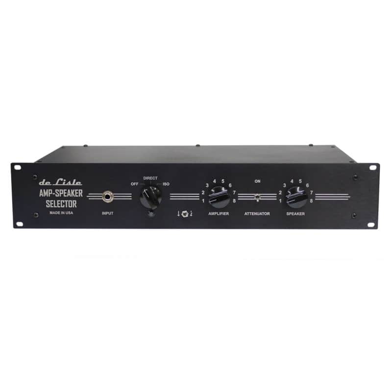 de Lisle Amp-Speaker Selector 8×8 Deluxe Amplifier Cabinet Signal Router Switcher w/ Attenuator Loop image 1