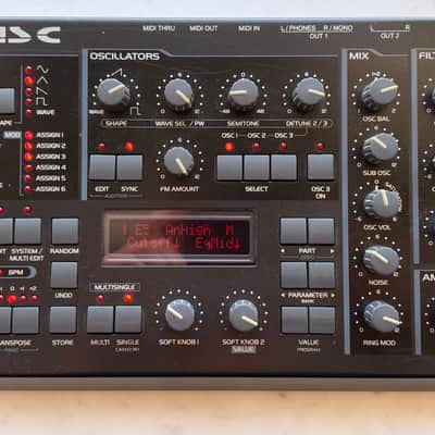 Access Virus C Desktop Digital Synthesizer 2002 - Black image 2