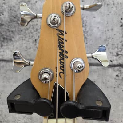 Washburn Pro XB200 Lefty Electric Bass Guitar - Translucent Green image 3