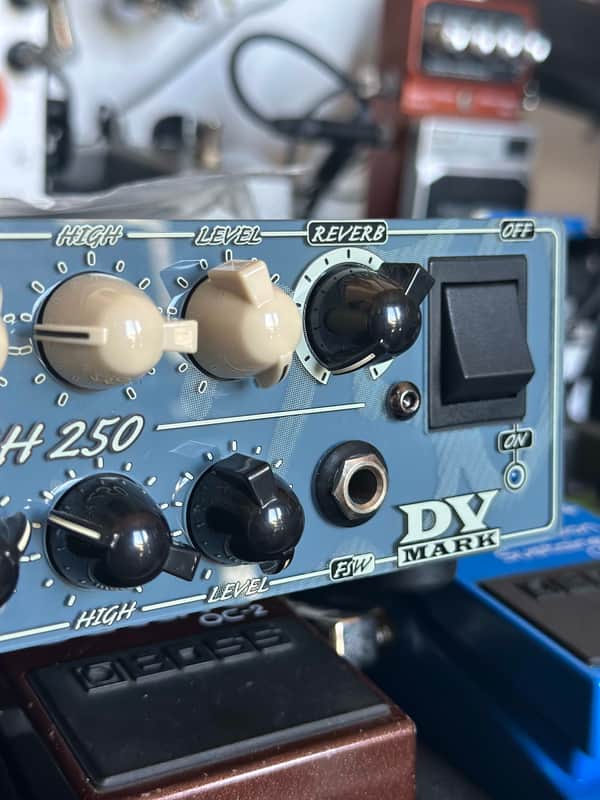 DV Mark DV Little GH 250 Greg Howe Signature 2-Channel 250-Watt Guitar Amp Head 2016 - Present - Blue image 1