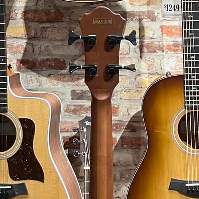 Ibanez AEGB24FEMHS Fretless Auditorium Acoustic Electric Bass - Mahogany Sunburst image 8