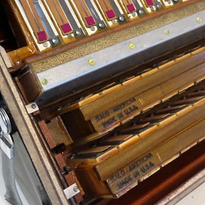 Italo American Polytone Single Tone Chamber Full-size Piano Accordion 2+1 LMH image 10