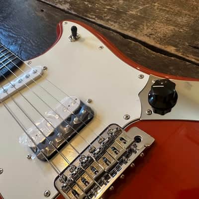 Fender Japan Limited Edition MIJ Cyclone Fiesta Red w/ Docs MIJ image 9