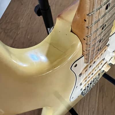 Fender Stratocaster with Maple Fretboard 1978 - 1979 - Olympic White image 8