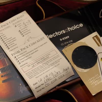 Gibson Collector Choice CC7 “Shanks” Lespaul'60 Aged Faded Cherry 2013 image 11