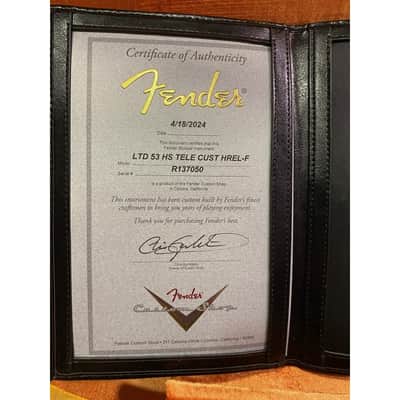 Fender Telecaster Custom 53 Hv-Relic FA2TS HS LTD image 6