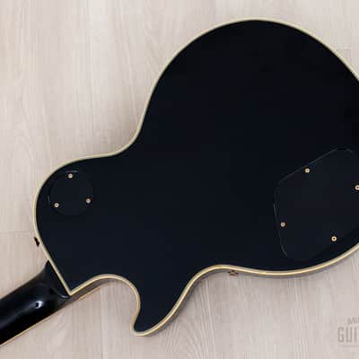 1989 Burny Black Beauty Custom '57 Model RLC-65 3 Pickup w/ VH-3 Pickups, Japan Fernandes image 14