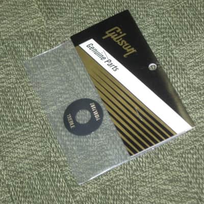new in package A+ GIBSON Toggle Switch Washer Black with Gold Letters PRWA010 (PRWA-010) image 9