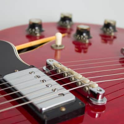 Gibson  Trini Lopez Standard Semi-Hollow Body Electric Guitar (1966), ser. #800680, original black hard shell case. image 17