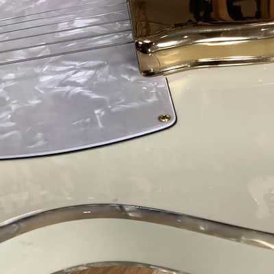 1996 Fender (Japan) 50th Anniversary Telecaster White Pearloid/Gold w/ Gig Bag image 16