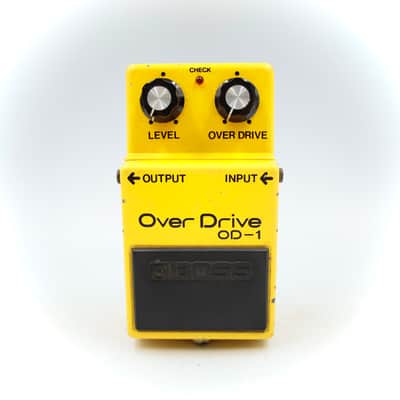 Boss OD-1 Over Drive With Original Box JRC4558D Long Dash Silver Screw 1980 Made in Japan Vintage Guitar Effect Pedal 9200 image 3