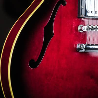 1990s Hohner Professional SE35 red sunburst image 7