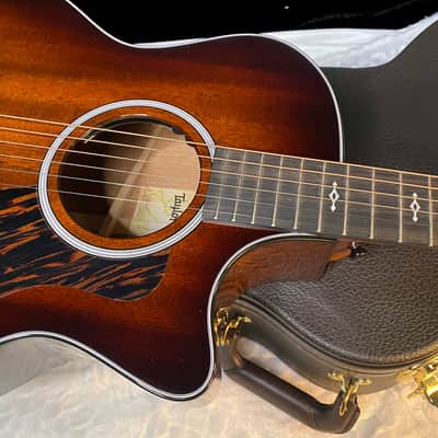 NEW! Taylor 324ce V-Class Grand Auditorium Acoustic-Electric Guitar - Tobacco - Authorized Dealer - 4.65lbs - G06049 image 2