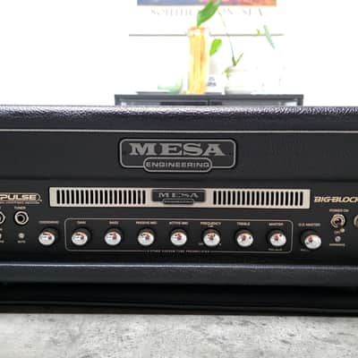 Mesa Boogie Big Block 750 RARE Tour Head Deluxe Elephant Tolex Flight Case Configuration Pro Artist Major Studio Recording Bass Guitar Amplifier 12AX7 Tube Mosfet Simul-StateAmp image 1