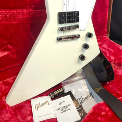 Gibson Explorer 70s, Classic White, w/Vintage Brown Hard Shell Case image 3