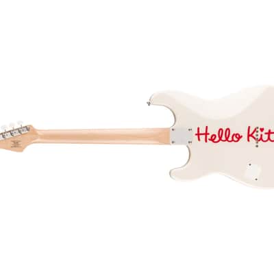 Fender Squier Hello Kitty Stratocaster - White image 4
