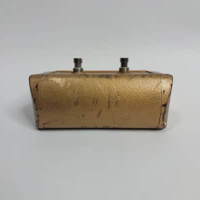 Gold Painted Fender 2-Button Footswitch with 1/4" Jack image 6