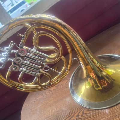 Vintage German Mirifone Single French Horn in F - Brass image 4