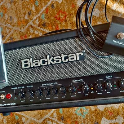 Blackstar Venue series Club 50 Mkii head - 50w inc F/Sw and cover 2022 - Black image 1