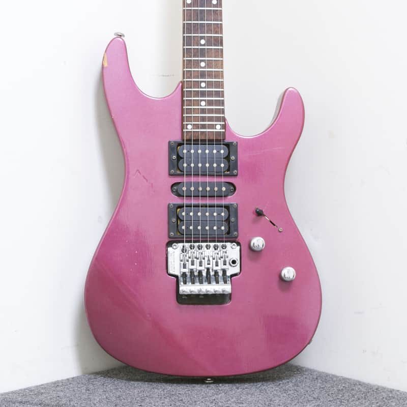 Slammer Electric Guitar by Hamer HSH Superstrat Purple | Reverb