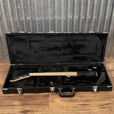 ESP LTD M-1000 Maple Black Guitar & Case #0502 Used image 2