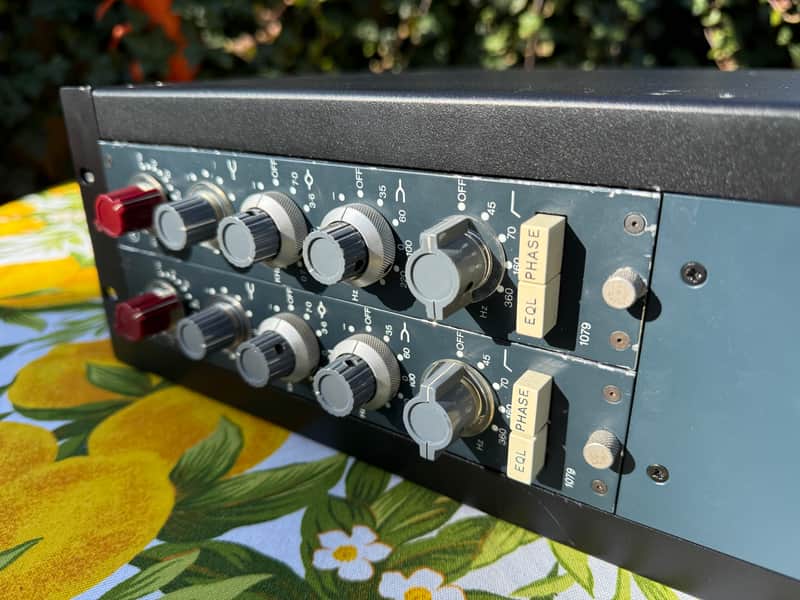 2 racked Neve 1079 (1066/1073) with ADDED Marinair line input trafos. image 1