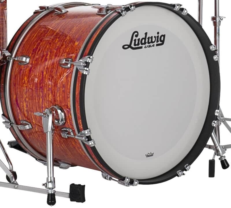 Ludwig *Pre-Order* Classic Maple 14x20" MOD Orange Bass Kick Drum Virgin/No Mount | Made in the USA | Special Order | Authorized Dealer image 1