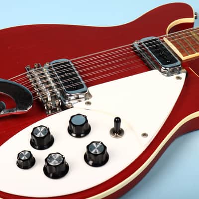1982 Rickenbacker 620/12 String Electric Guitar Red image 11