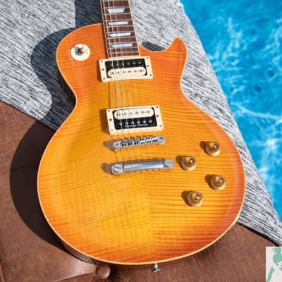 1990's Edwards (by Navigator) Limited Model '59 Les Paul Style - Single Cut with Rare Open Book  Headstock w USA Seymour Duncan Pickups - Made in Japan - Pro Set Up w Perfect Frets/Action/Intonation image 2