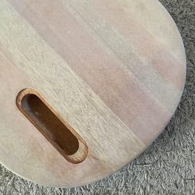 Double Cutaway Mahogany Wood Guitar Body and Neck DIY Project, Rosewood Fingerboard image 8