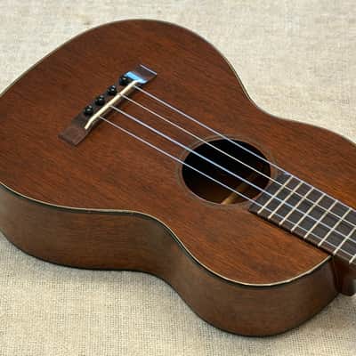 Vintage Martin 1T Mahogany Tenor Ukelele Nazareth, PA 1940’s-1950’s + Chipboard Case image 8