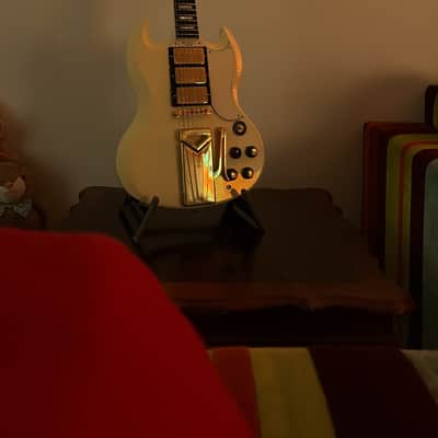 Gibson Custom Shop 60th Anniversary '61 Les Paul SG Custom 2021 - Polaris White image 5