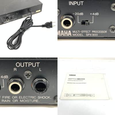 Yamaha SPX900 Professional Multi-Effect Processor 1980s - Black TGHM image 9