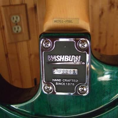 Washburn Mercury Series RARE MG-701 1994 Trans Green Wilkinson
