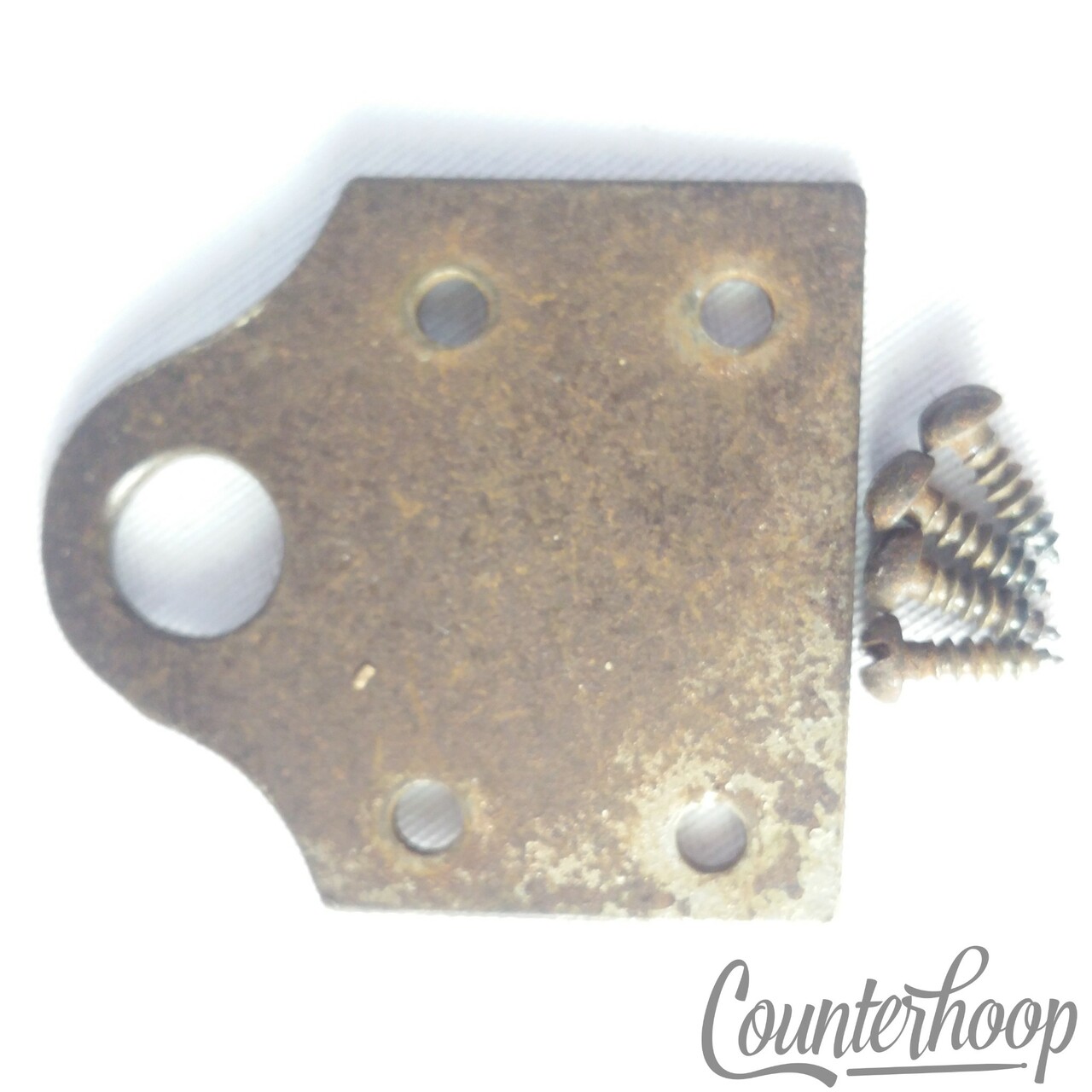 Leedy Snare Drum Marching Harness Mount Wood Hoop Nickel Attachment Vintage1910s — main photograph