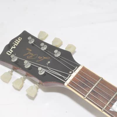 ORVILLE Les Paul Standard Cherry Sunburst Electric Guitar Ref No 7523 image 7