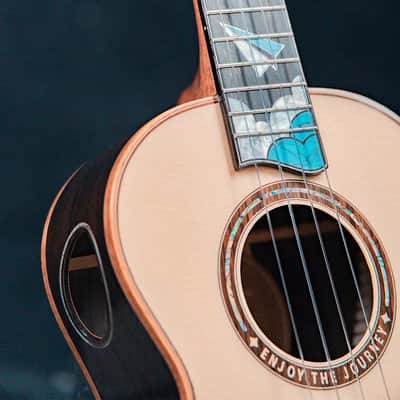 kai KT-F1 Spruce Rosewood tenor ukulele with bag image 6