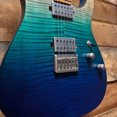 Schecter C-1 Standard Plus Blue Fade image 1